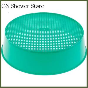 [GN Store] 1pc Plastic Garden Sieve Riddle Green For Composy Soil Stone Mesh Gardening Tool