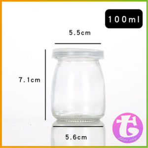 Thai Dee กระปุกพุดดิ้ง พร้อมฝาปิด 100ml 150ml 200ml สําหรับใส่อาหารเด็ก โยเกิร์ต ของหวาน Pudding Bottle