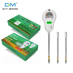 Diymore 6-in-1 đa chức năng kỹ thuật số dụng cụ kiểm tra đất đất Ph/môi trường xung quanh độ ẩm/môi trường xung quanh nhiệt độ/cường độ ánh sáng/độ ẩm đất/đất màu mỡ
