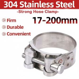 MODERNLUX T Bolt Hose Clamps 304 Stainless Steel Powerful Tube Clamps Repair Welding Tool