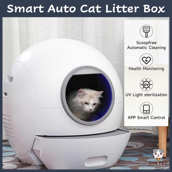 FEEDY ELS PET Smart Auto Cat Litter Box Wifi APP Toilet Automatic UV