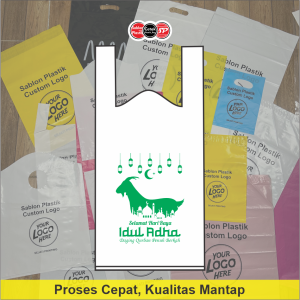 ISI 50 PCS (20 x 40cm) PASTIK KEMASAN DAGING KURBAN /PLASTIK IDUL ADHA/PLASTIK KURBAN