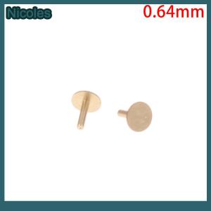 [Nicoles] 2Pcs Copper Watch Dial Feet 0.64 0.69 0.74 0.79 0.94mm Stem Watch Movement Repair Watch Replacement Spare Parts Accessories