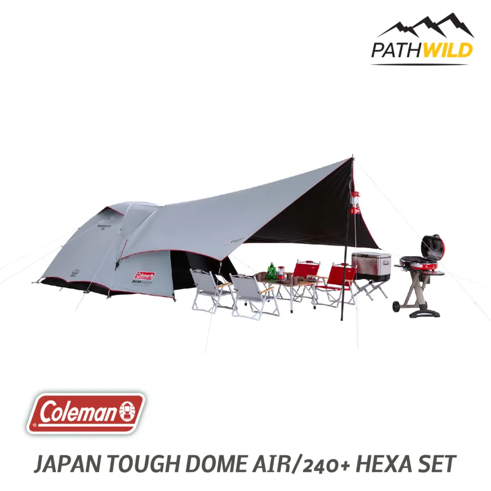 COLEMAN JAPAN TOUGH DOME AIR 240+ HEXA SET เต็นท์ Dark Room เต็นท์