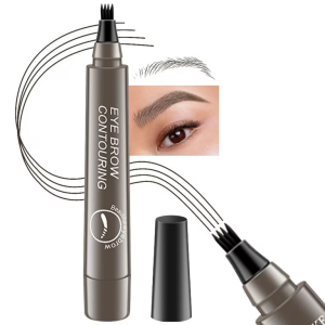 Lameila Four-head bifurcation Four eyebrow pencil Waterproof eyebrow pencil eyebrows 正品 四头分叉 网红液体眉笔 根根分明 野生眉眉笔
