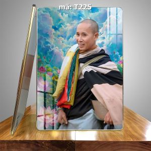 Tranh thầy Minh Tuệ tráng gương treo tường Khung tranh thầy Minh Tuệ Tranh tráng gương thầy Minh Tuệ MT225