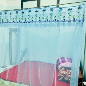 mùng ngủ màn dây tuyn lạnh cao cấp ren thêu tap to yếm bằng White Lắp ráp hoàn chỉnh