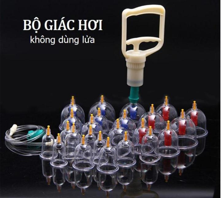 Bộ Dụng Cụ Giác Hơi Hàn Quốc,Bộ Giác Hơi Không Dùng Lửa ( 24 Phụ Kiện ...