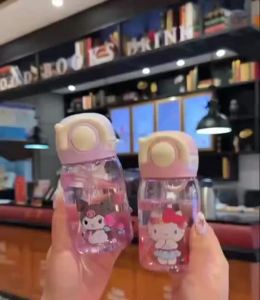 Sanrio Water Bottle 320ml Tritan Pocket SizeDual Drink Water Bottle BPA Free