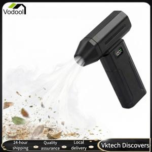 【Vodool】Mini Turbo Fan 5-Speed Handheld Portable Dust Blower Electric Dryer Screen Display Rechargeable for Car/Keyboard/PC/Home
