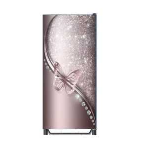 Stiker Kulkas1 Pintu Ukuran120cm x 60cm motip kupu berlian ( COD ) FlyStarStore