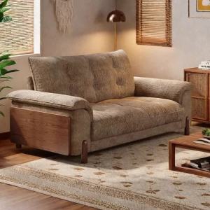 Cloud fabric sofa living room small unit new minimalist modern apartment fabric latex sofa