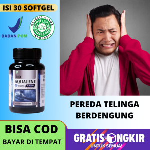 Obat Alami Telinga Yang Berdengug Berdengung / Berdenging Di Sebelah Kanan Kiri Sakit Kepala Pusing Telinga Berdengung Telinga Mampet Tersumbat Obat Herbal Mengobati Telinga Conge Congek Congean Curek Bau Busuk Berair Basah Meler - Bio Squalane