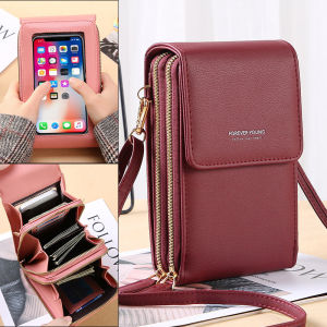 FOREVER YOUNG Dompet Pocket Tempat Hp Wanita Tas HP Wanita Dompet Korea Serbaguna Tas Dompet Multifungsi Tempat HP Tas Selempang Wanita Tas Selempang Pu Leather - Lazada