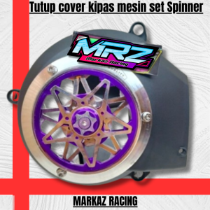 Tutup Cover Kipas Mesin set Spiner Spinner Motif Bintang Cnc Almunium Pnp Yamaha Mio sporty Mio Smile Mio Soul