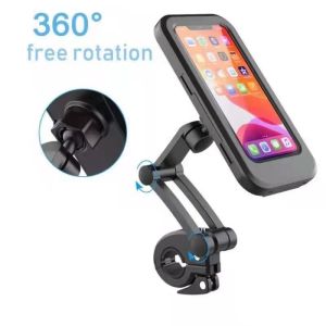 Adjustable Waterproof Motorcycle Bike Phone Holder Case stand moto bicycle handlebar Cell Phone M3