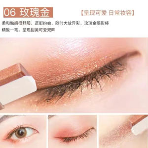 One-Step Makeup  Dual-Color Eyeshadow Stick  Highlighter Under-Eye Pen  Waterproof Sweatproof Lazy Gradient Eyeshadow