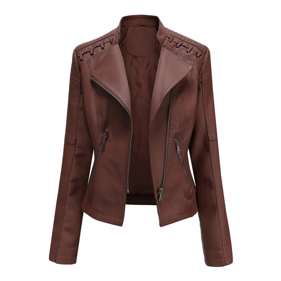 MDK Seattle new thin leather jacket - bungee cord