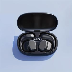 Ultra Long Range Wireless Open-Ear Headphones-bunyi berkualiti tinggi kes Fit - Type-C yang selesa termasuk permainan & sukan fon kepala tanpa wayar Zweicx