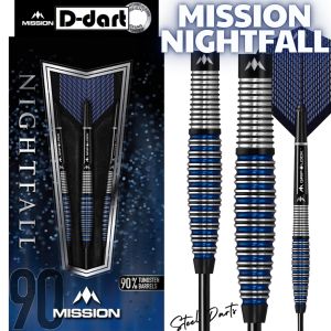 MISSION STEEL TIP DART - 22G/24G/26G M4 NIGHTFALL 90% Tungsten Steel Darts (ARROW DART)