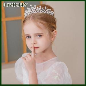 RAZIE BIN 2023 New Women Girls Color Crown Headwear Korean Tiara Fashion Birthday Dress Rhinestone Crown Hair Accessories
