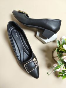 Ivory Sepatu Hak Wanita Jumbo 4cm Fashion BB68-VY17