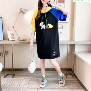 WO FA CAI เสื้อยืดสไตล์กาหลี ส่งเร็ว เสื้อยือ ผู้หญิง พร้อมส่งมี 5 สี ดำ/ขาว/ม่วง/เขียว/แดง