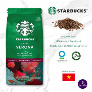 Starbucks Caffe Verona Dark Roast Ground Coffee 200g 100% Arabica