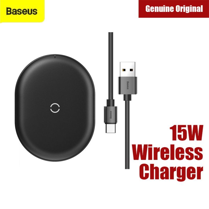 Baseus Original Cobble Wireless Charger 15W Fast Qi Wireless Charger ...
