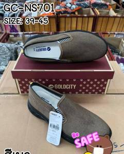 รองเท้าผ้าใบแบบผ้าสลิปออนแบบสวมGoldcityรุ่นGC-NS701ไชส39-45ส่งพร้อมกล่อง