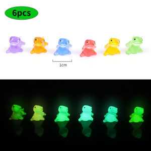 12ชิ้นตุ๊กตาจิ้งจกของเล่นแผงหน้าปัดรถยนต์เรซินขนาดเล็กเรืองแสงน่ารักตุ๊กตาเครื่องประดับรถลายการ์ตูน Hiasan Taman Rumah ของขวัญ