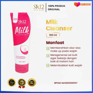 Milk Cleanser SR12 Susu Pembersih Wajah Pembersih Make Up Sisa Rias Wajah