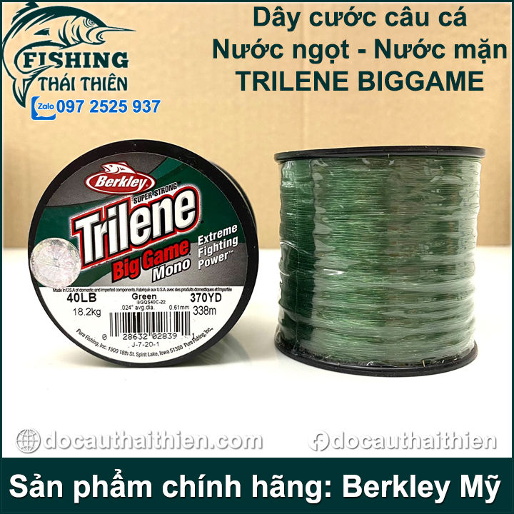HCM]Dây cước câu cá Trilene Big Game sản phẩm chính hãng Berkley