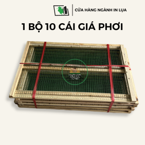 Giá phơi sản phẩm giá phơi in lụa 10 cái