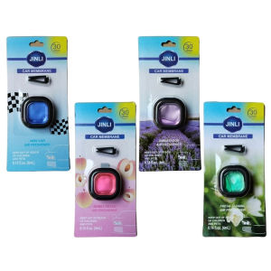 Christmas gift 【AYLMER】 Long-Lasting Car Air Freshener Vent Clip Essential Oil Scented Odor Eliminator 0.14oz Alcohol-Free Fragrance For Fresh Car Smell
