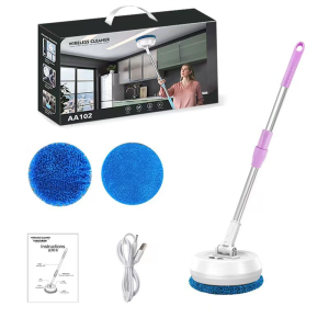 Mobile Electric Window Cleaning Robot With Modifiable Length For Tall Reach Glass Exteriors In Homes
