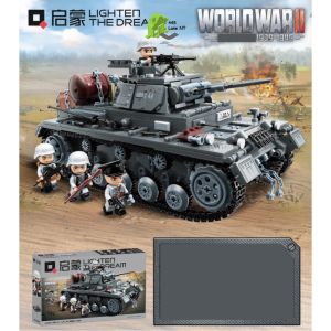 Đồ Chơi Lắp Ráp Qman 1000 Chi Tiết Xe Tăng Xe Tăng Đức Panzer III Mã 21028