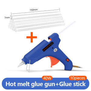 【Free Glun Stick】40W High Temperature Electric Melting Hot Glue Gun Household and Manual DIY Multifunctional Household Glue Gun