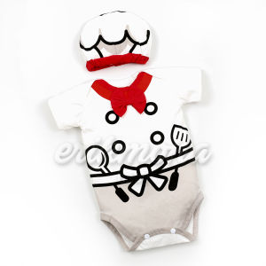 Baju Jumper Bayi Dengan Desain Karakter Koki