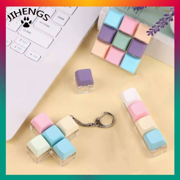 thumbnail image 2 of JIHENGS 1 4 5 9 Keys Mechanical Keyboard Axis Tester Fidget Button Keycap Fidget Keychain Keyboard Keychain Toy Finger Keyboard Caps Toy I5053778010 2 of 11