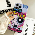Hontinga All-inclusive Film Casing For infinix Hot 12 Play 11 10 Play Hot 9 Play Note 12 G96 Smart 6 Case Korean film Phone Case Cartoon Powerpuff Girls Back Casing lens Protector Design Hard Cases Shockproof Shell Full Cover Casing For Girls. 