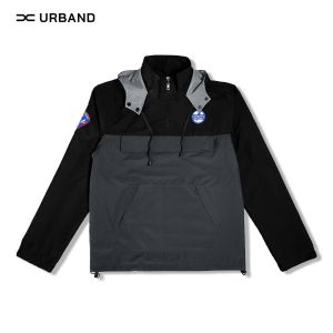 Jaket Cagoule Pria Casual kombinasi Terbaru A514