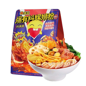 臭宝螺蛳粉 爆有料螺蛳粉🔥15个料包🔥虎皮凤爪/劲道牛肉/肉粒午餐肉 柳州正宗螺蛳粉【487G/492G】 CHOU BAO LUOSIFEN LIUZHOU AUTHENTIC LUOSIFEN【487G/492G】