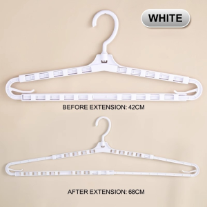 [5PCS] Retractable Long Hanger Heavy Duty Bath Towel Blanket Hanger for Clothes Organizer Tools