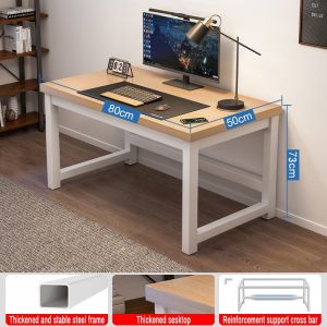 140CM Office Desk Home Computer Desk Modern Reinforced Dining Table Conference Table Study Desk