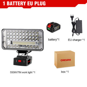 150/250/350/550W Dual Usb Output LED Work Lights Flashlights Electric Torch Spotlight Outdoors Camping Lamp for Makita 18V Li-ion Battery