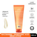 LUXE ORGANIX Niacinamide + Tranexamic Acid Youthful Glow Whitening Serum Lotion SPF 50 PA++++ 200ML. 