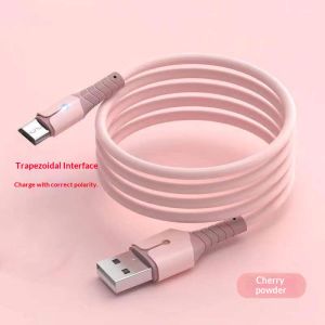 Ocshean Cáp dữ liệu silicon sạc nhanh với đèn LED cho Android Tương thích với Huawei vivo Xiaomi OPPO siêu tốc nhanh hơn 99%