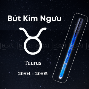 Bút viết bi gel cung Kim Ngưu Taurus chòm sao hoàng đạo (20/4 -  20/05) ngòi 0.5mm văn phòng học sinh tiểu học sinh viên Legaxi