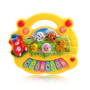 FunToy Musical Instrument Toy Animal Farm Piano Developmental Music Educational Toys for Kids